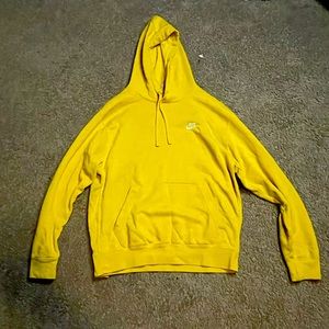 Men’s yellow Nike hoodie